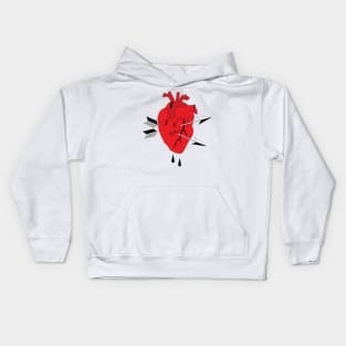 heart love Kids Hoodie